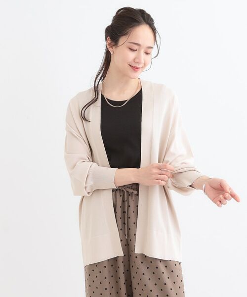 SHOO・LA・RUE / シューラルー カーディガン・ボレロ | 【洗える/ひんやり/UV】お尻が隠れるトッパーカーディガン | 詳細9
