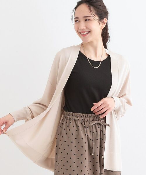 SHOO・LA・RUE/シューラルー 【洗える/S-LL/体型カバー】お尻が隠れるトッパーカーディガン グレージュ(050) 00(FREE) SHOO・LA・RUE/シューラルー 【洗える/S-LL/体型カバー】お尻が隠れるトッパーカーディガン グレージュ(050) 00(FREE)