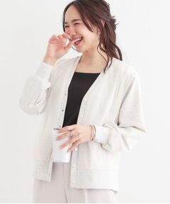SHOO・LA・RUE / シューラルー カーディガン・ボレロ | 【S-LL】チュールレイヤードカーディガン