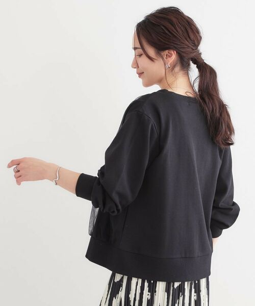 SHOO・LA・RUE / シューラルー カーディガン・ボレロ | 【S-LL】チュールレイヤードカーディガン | 詳細6