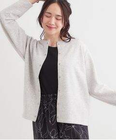 SHOO・LA・RUE / シューラルー カーディガン・ボレロ | 【洗える/S-LL】大人カジュアルコーデに ミニ裏毛スナップカーディガン