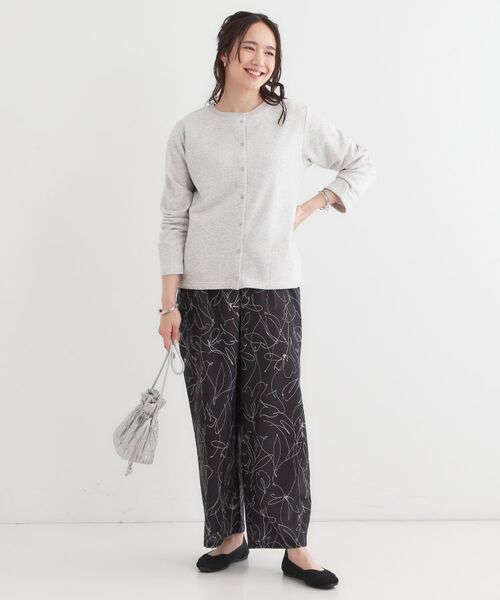 SHOO・LA・RUE / シューラルー カーディガン・ボレロ | 【洗える/S-LL】大人カジュアルコーデに ミニ裏毛スナップカーディガン | 詳細11