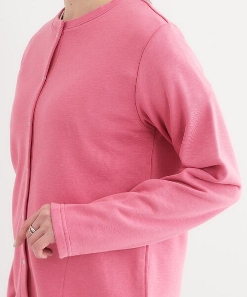 SHOO・LA・RUE / シューラルー カーディガン・ボレロ | 【洗える/S-LL】大人カジュアルコーデに ミニ裏毛スナップカーディガン | 詳細21