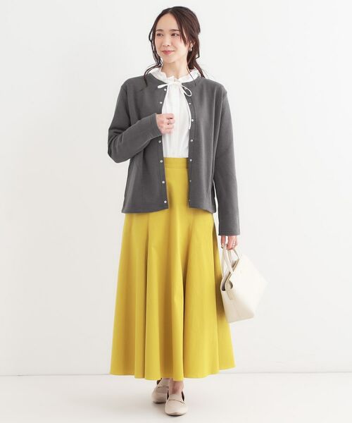 SHOO・LA・RUE / シューラルー カーディガン・ボレロ | 【洗える/S-LL】大人カジュアルコーデに ミニ裏毛スナップカーディガン | 詳細7