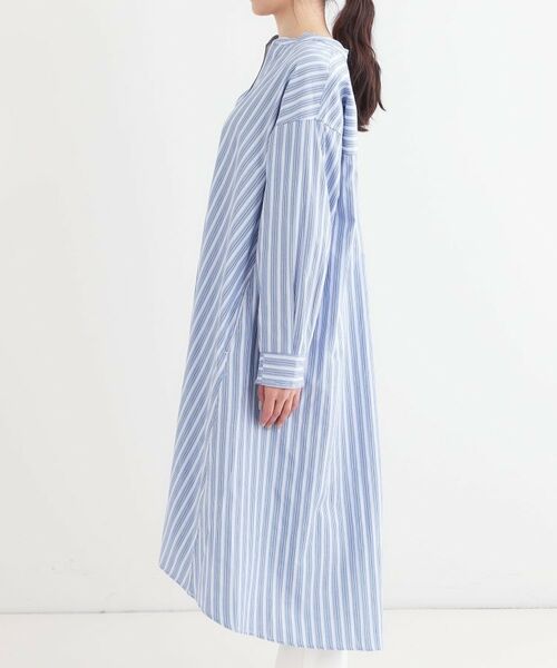 SHOO・LA・RUE / シューラルー ミニ丈・ひざ丈ワンピース | 【洗える/S-LL】ストライプAラインワンピース | 詳細10