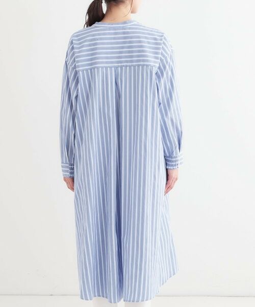 SHOO・LA・RUE / シューラルー ミニ丈・ひざ丈ワンピース | 【洗える/S-LL】ストライプAラインワンピース | 詳細11