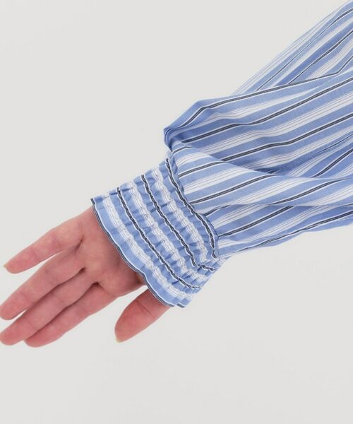 SHOO・LA・RUE / シューラルー ミニ丈・ひざ丈ワンピース | 【洗える/S-LL】ストライプAラインワンピース | 詳細14