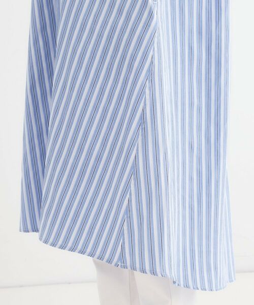 SHOO・LA・RUE / シューラルー ミニ丈・ひざ丈ワンピース | 【洗える/S-LL】ストライプAラインワンピース | 詳細16