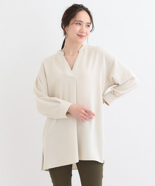 SHOO・LA・RUE / シューラルー チュニック | 【洗える/S-LL】さらさらタッチが心地よい ゆったりチュニック | 詳細10