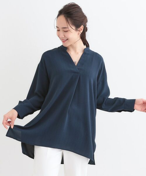 SHOO・LA・RUE / シューラルー チュニック | 【洗える/S-LL】さらさらタッチが心地よい ゆったりチュニック | 詳細5