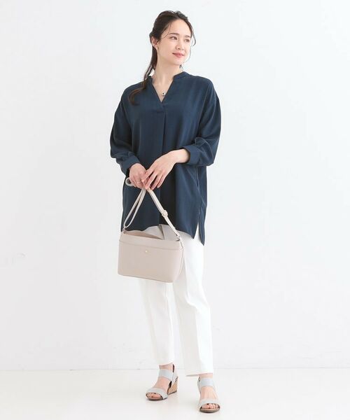 SHOO・LA・RUE / シューラルー チュニック | 【洗える/S-LL】さらさらタッチが心地よい ゆったりチュニック | 詳細7