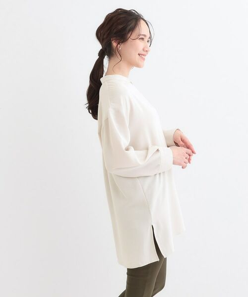 SHOO・LA・RUE / シューラルー チュニック | 【洗える/S-LL】さらさらタッチが心地よい ゆったりチュニック | 詳細9