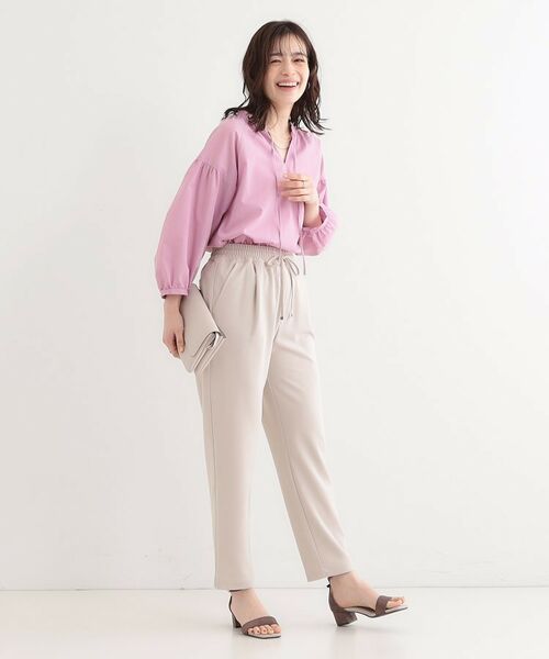 SHOO・LA・RUE / シューラルー パンツ | 【洗える】脚のラインを拾いにくい スマートイージー テーパードパンツ | 詳細11