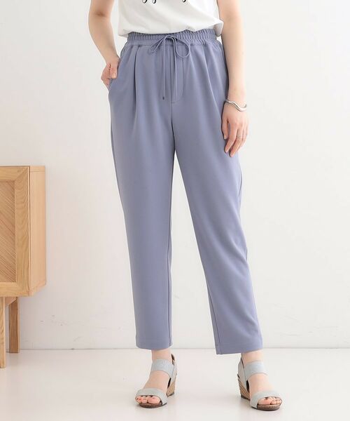 SHOO・LA・RUE / シューラルー パンツ | 【洗える】脚のラインを拾いにくい スマートイージー テーパードパンツ | 詳細13