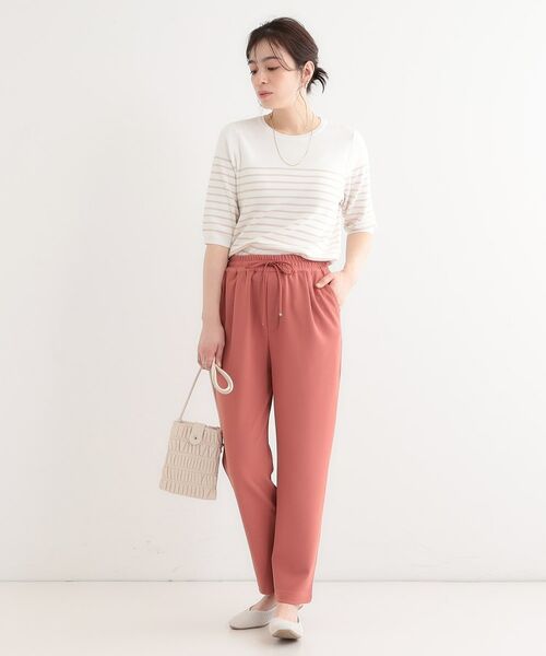 SHOO・LA・RUE / シューラルー パンツ | 【洗える】脚のラインを拾いにくい スマートイージー テーパードパンツ | 詳細19