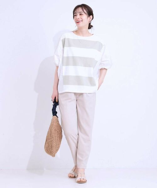 SHOO・LA・RUE / シューラルー パンツ | 【洗える】脚のラインを拾いにくい スマートイージー テーパードパンツ | 詳細28