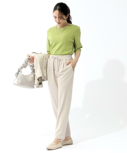 SHOO・LA・RUE / シューラルー パンツ | 【洗える】脚のラインを拾いにくい スマートイージー テーパードパンツ | 詳細29
