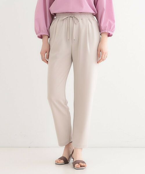 SHOO・LA・RUE / シューラルー パンツ | 【洗える】脚のラインを拾いにくい スマートイージー テーパードパンツ | 詳細9