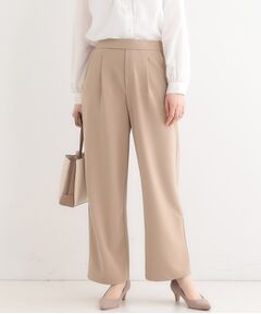 SHOO・LA・RUE / シューラルー パンツ | 【洗える/しわになりにくい】脚のラインを拾いにくい スマートイージー ワイドパンツ