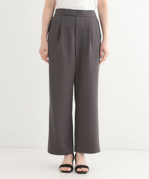 SHOO・LA・RUE / シューラルー パンツ | 【洗える/しわになりにくい】脚のラインを拾いにくい スマートイージー ワイドパンツ | 詳細13