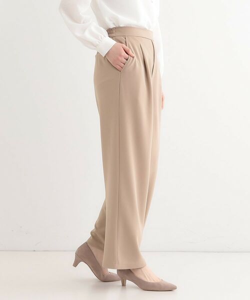 SHOO・LA・RUE / シューラルー パンツ | 【洗える/しわになりにくい】脚のラインを拾いにくい スマートイージー ワイドパンツ | 詳細6