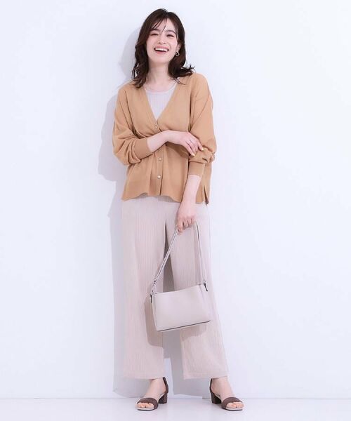 SHOO・LA・RUE / シューラルー ショート・ハーフ・半端丈パンツ | 【洗える】楽してほっそり見え カットプリーツパンツ | 詳細26