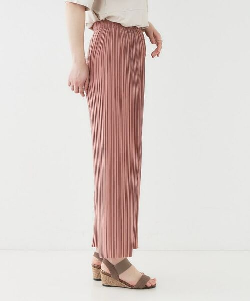 SHOO・LA・RUE / シューラルー ショート・ハーフ・半端丈パンツ | 【洗える】楽してほっそり見え カットプリーツパンツ | 詳細6