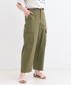 SHOO・LA・RUE / シューラルー ショート・ハーフ・半端丈パンツ | 【洗える/S-LL】らくらくストレッチ カーゴカーブパンツ