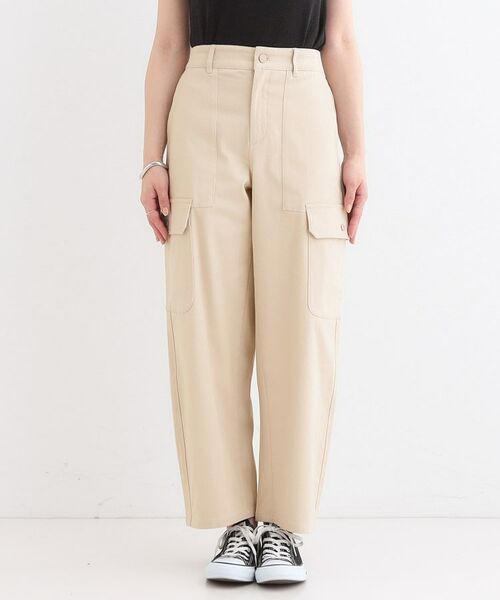 SHOO・LA・RUE / シューラルー ショート・ハーフ・半端丈パンツ | 【洗える/S-LL】らくらくストレッチ カーゴカーブパンツ | 詳細13