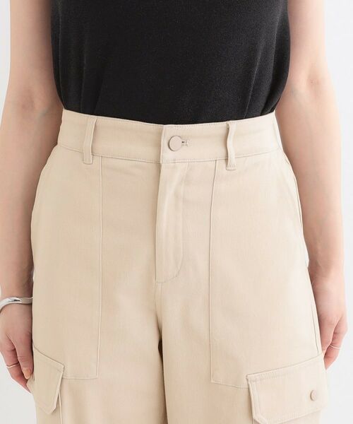 SHOO・LA・RUE / シューラルー ショート・ハーフ・半端丈パンツ | 【洗える/S-LL】らくらくストレッチ カーゴカーブパンツ | 詳細16