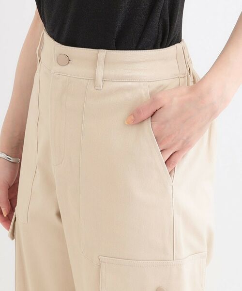SHOO・LA・RUE / シューラルー ショート・ハーフ・半端丈パンツ | 【洗える/S-LL】らくらくストレッチ カーゴカーブパンツ | 詳細17