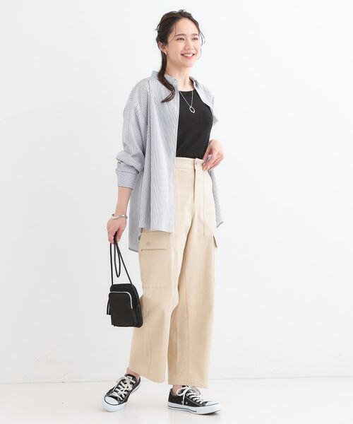 SHOO・LA・RUE / シューラルー ショート・ハーフ・半端丈パンツ | 【洗える/S-LL】らくらくストレッチ カーゴカーブパンツ | 詳細7