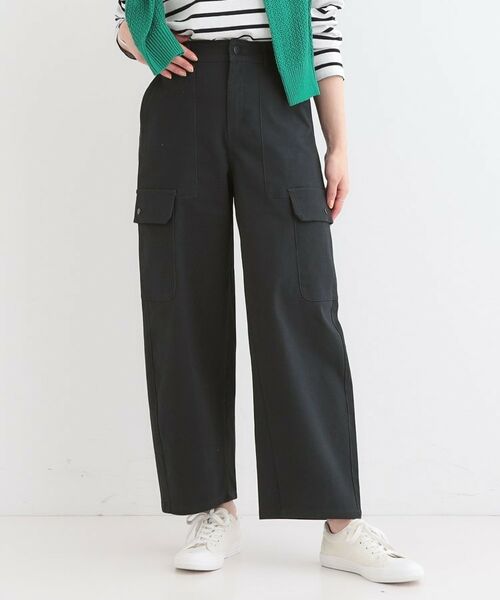 SHOO・LA・RUE / シューラルー ショート・ハーフ・半端丈パンツ | 【洗える/S-LL】らくらくストレッチ カーゴカーブパンツ | 詳細9