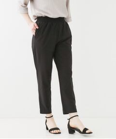 SHOO・LA・RUE / シューラルー ショート・ハーフ・半端丈パンツ | 【洗える/S-LL/ひんやり】さらっとしたタッチが癖になる ストレッチテーパードパンツ