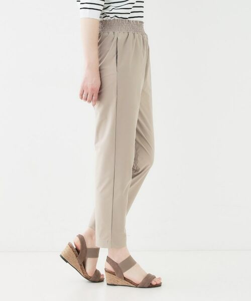 SHOO・LA・RUE / シューラルー ショート・ハーフ・半端丈パンツ | 【洗える/S-LL/ひんやり】さらっとしたタッチが癖になる ストレッチテーパードパンツ | 詳細10