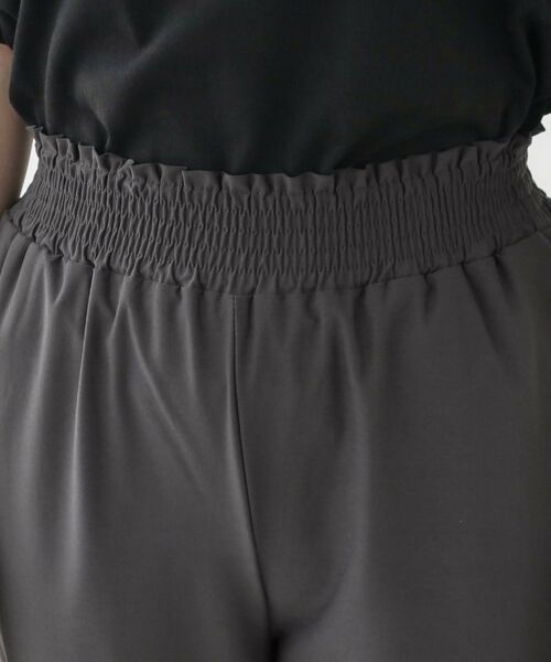 SHOO・LA・RUE / シューラルー ショート・ハーフ・半端丈パンツ | 【洗える/S-LL/ひんやり】さらっとしたタッチが癖になる ストレッチテーパードパンツ | 詳細16