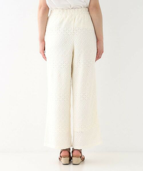 SHOO・LA・RUE / シューラルー パンツ | 【S-LL】レースが目を惹く ジャカードイージーパンツ | 詳細15