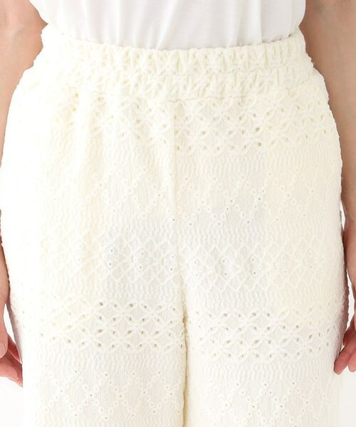 SHOO・LA・RUE / シューラルー パンツ | 【S-LL】レースが目を惹く ジャカードイージーパンツ | 詳細16