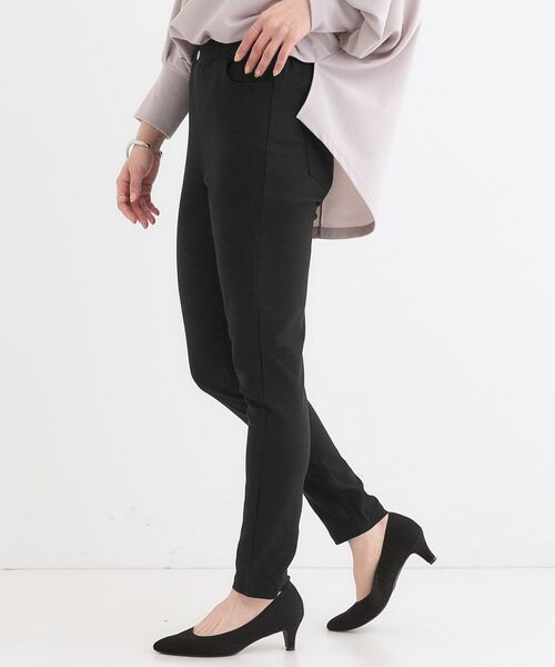 SHOO・LA・RUE / シューラルー パンツ | 【S-LL】レイヤードスタイルに 脚をきれいに魅せる ストレッチスキニーパンツ | 詳細1