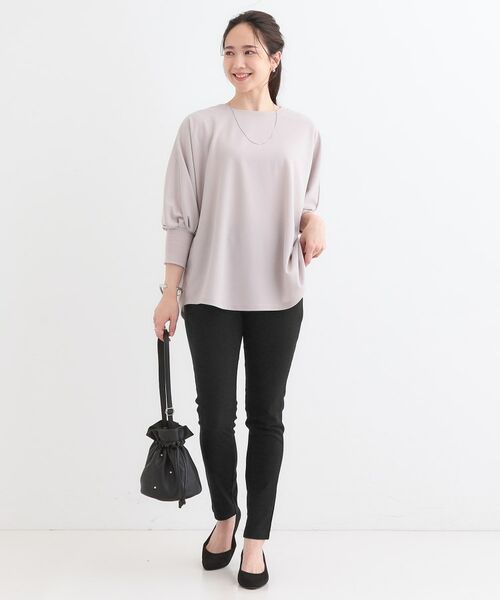 SHOO・LA・RUE / シューラルー パンツ | 【S-LL】レイヤードスタイルに 脚をきれいに魅せる ストレッチスキニーパンツ | 詳細2