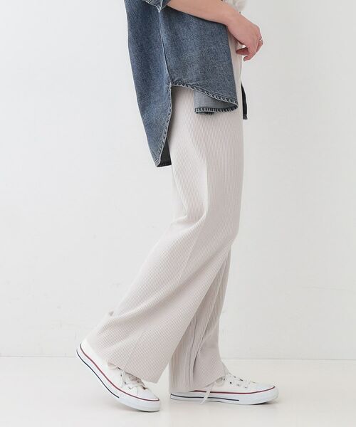 SHOO・LA・RUE / シューラルー パンツ | 【洗える/S-LL】やわらか楽ちん カットリブパンツ | 詳細10