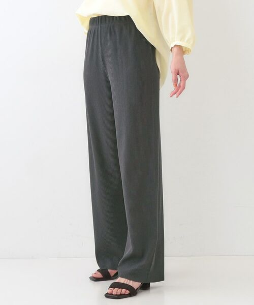 SHOO・LA・RUE / シューラルー パンツ | 【洗える/S-LL】やわらか楽ちん カットリブパンツ | 詳細2