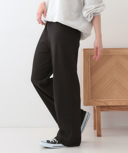 SHOO・LA・RUE / シューラルー パンツ | 【洗える/S-LL】やわらか楽ちん カットリブパンツ | 詳細6