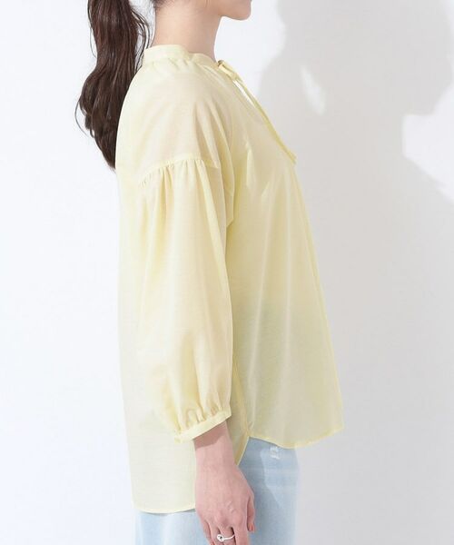 SHOO・LA・RUE / シューラルー シャツ・ブラウス | 【洗える/S-LL/UV/吸水速乾】洗濯後しわになりにくいリネンブレンド ブラウス | 詳細18