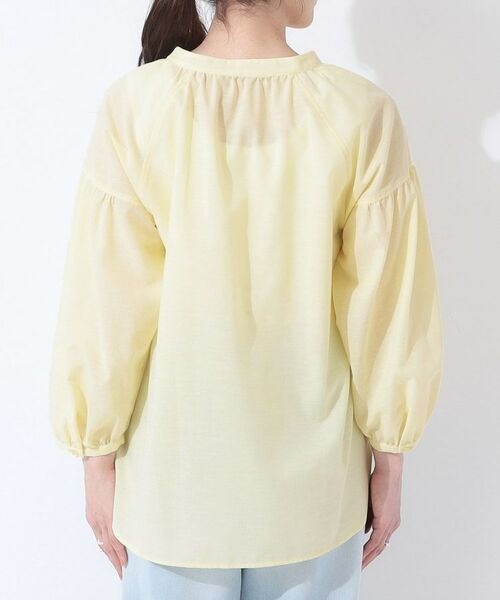 SHOO・LA・RUE / シューラルー シャツ・ブラウス | 【洗える/S-LL/UV/吸水速乾】洗濯後しわになりにくいリネンブレンド ブラウス | 詳細19