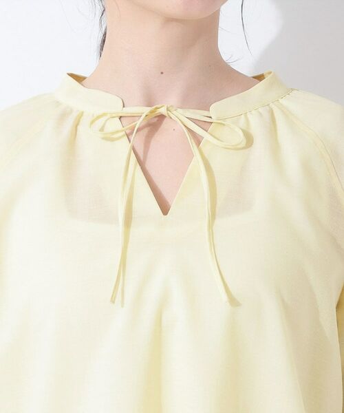 SHOO・LA・RUE / シューラルー シャツ・ブラウス | 【洗える/S-LL/UV/吸水速乾】洗濯後しわになりにくいリネンブレンド ブラウス | 詳細20