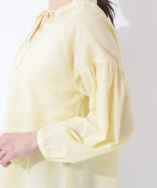 SHOO・LA・RUE / シューラルー シャツ・ブラウス | 【洗える/S-LL/UV/吸水速乾】洗濯後しわになりにくいリネンブレンド ブラウス | 詳細21