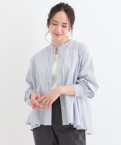 SHOO・LA・RUE / シューラルー シャツ・ブラウス | 【洗える/体型カバー】フレアリボンブラウス | 詳細10