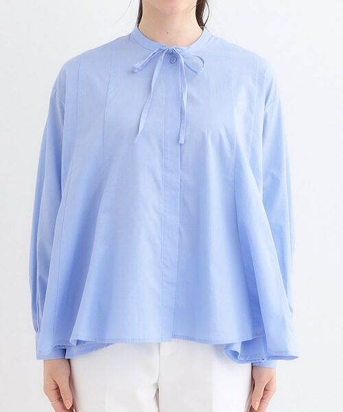 SHOO・LA・RUE / シューラルー シャツ・ブラウス | 【洗える/体型カバー】フレアリボンブラウス | 詳細13