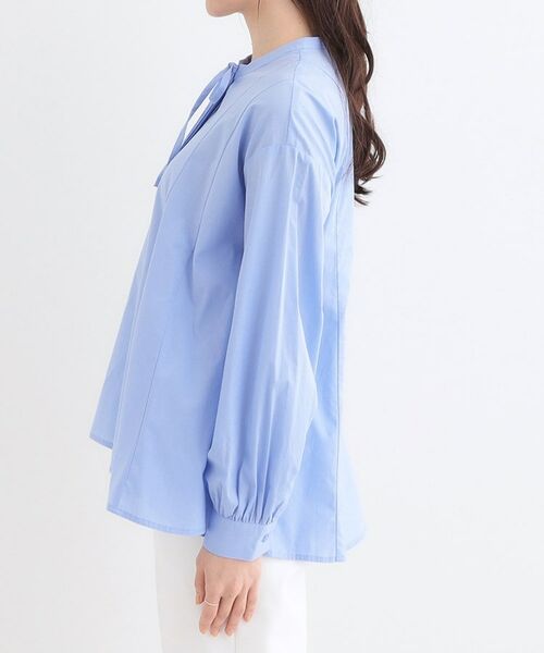 SHOO・LA・RUE / シューラルー シャツ・ブラウス | 【洗える/体型カバー】フレアリボンブラウス | 詳細14